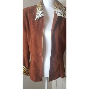 Vintage faux suede jacket